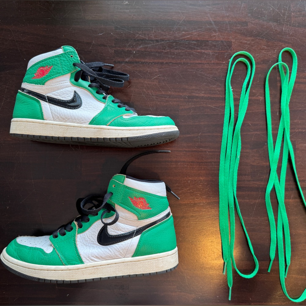 Nike Air Jordan 1 High – Green/White/Black